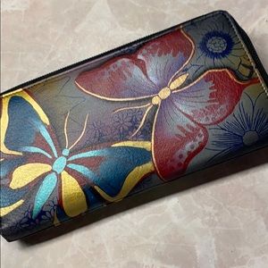 Anuschka Genuine Leather Clutch